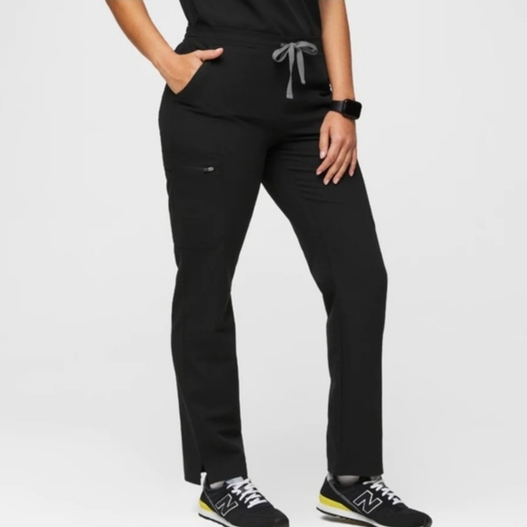 Figs Yola Straight Leg Scrub pant black small - Picture 3 of 9